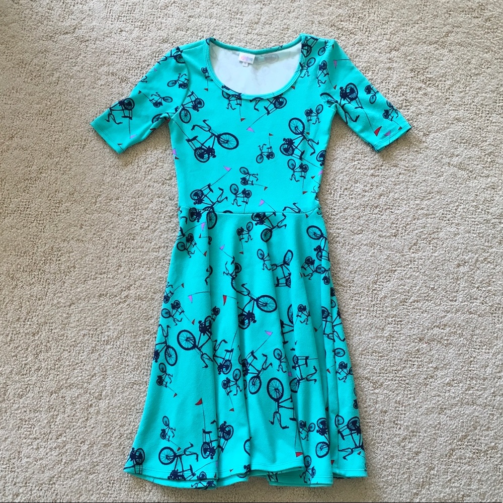 Lularoe Nicole bicycle dress